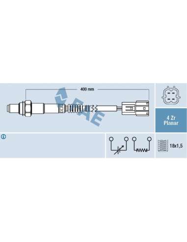 Sonda Lambda Fae 77392 - FAE SONDA LAMBDA