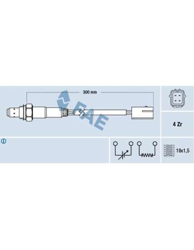 Sonda Lambda Fae 77397 - FAE SONDA LAMBDA