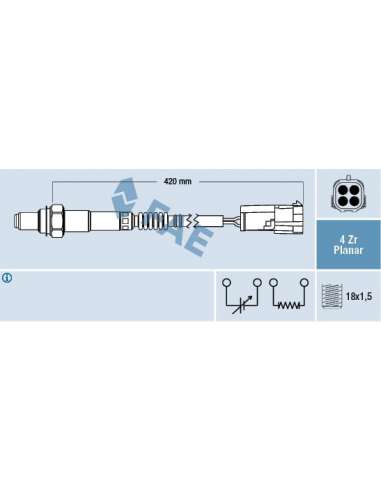 Sonda Lambda Fae 77429 - FAE SONDA LAMBDA