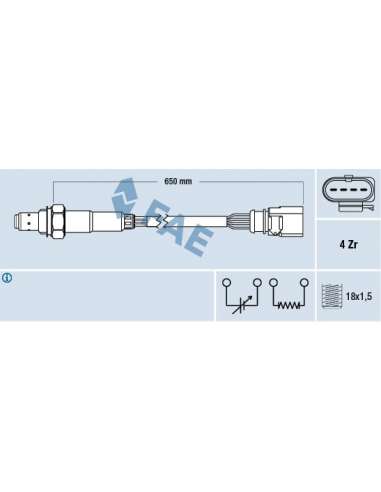 Sonda Lambda Fae 77440 - FAE SONDA LAMBDA