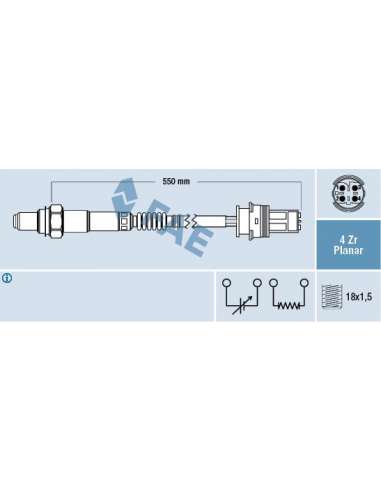 Sonda Lambda Fae 77442 - FAE SONDA LAMBDA