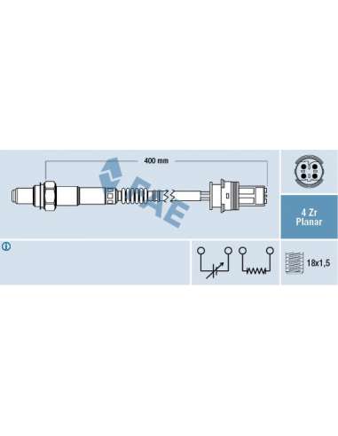Sonda Lambda Fae 77445 - FAE SONDA LAMBDA