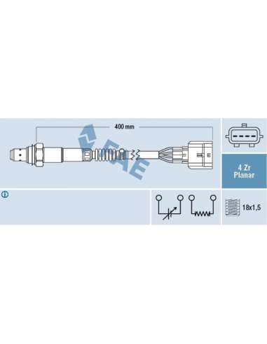 Sonda Lambda Fae 77448 - FAE SONDA LAMBDA