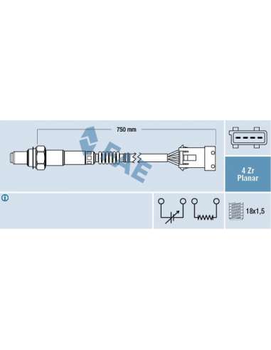 Sonda Lambda Fae 77449 - FAE SONDA LAMBDA