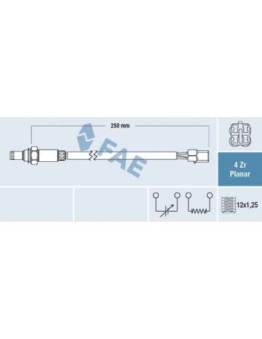 Sonda Lambda Fae 77541 - FAE SONDA LAMBDA