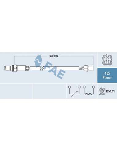 Sonda Lambda Fae 77544 - FAE SONDA LAMBDA