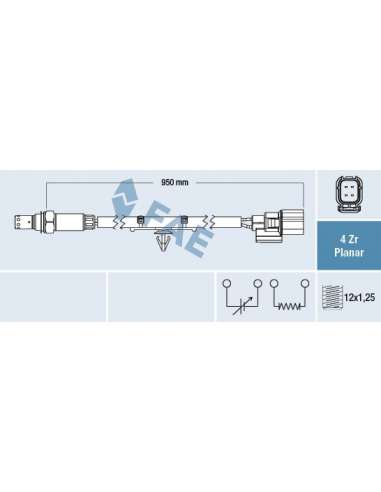 Sonda Lambda Fae 77558 - FAE SONDA LAMBDA