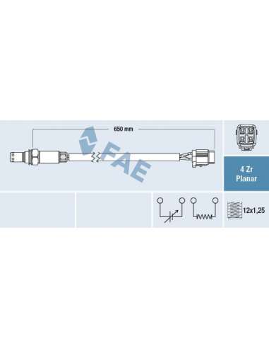 Sonda Lambda Fae 77564 - FAE SONDA LAMBDA