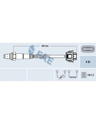 Sonda Lambda Fae 77597 - FAE SONDA LAMBDA