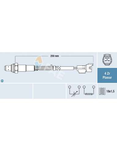 Sonda Lambda Fae 77604 - FAE SONDA LAMBDA