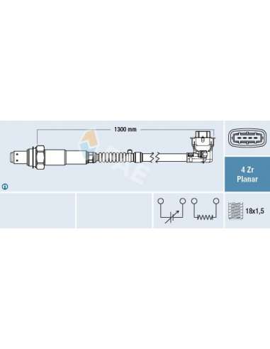 Sonda Lambda Fae 77609 - FAE Sonda Lambda