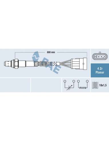Sonda Lambda Fae 77610 - FAE SONDA LAMBDA