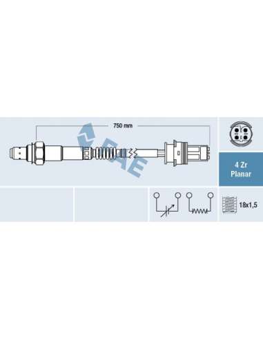 Sonda Lambda Fae 77612 - FAE SONDA LAMBDA