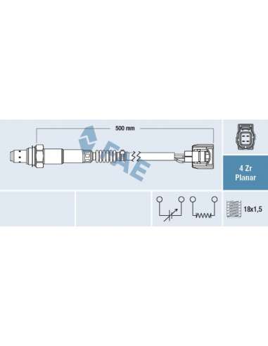 Sonda Lambda Fae 77617 - FAE SONDA LAMBDA