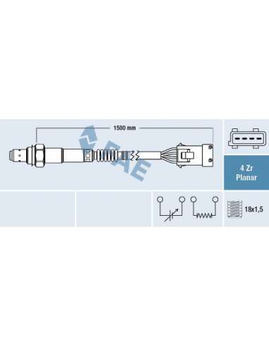 Sonda Lambda Fae 77622 - FAE SONDA LAMBDA