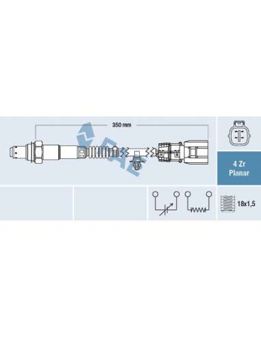 Sonda Lambda Fae 77635 - FAE Sonda Lambda