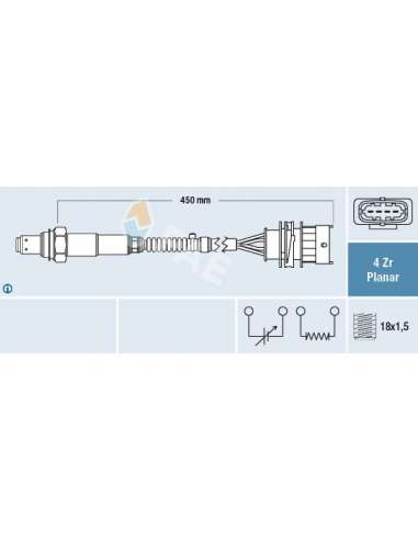 Sonda Lambda Fae 77648 - FAE Sonda Lambda
