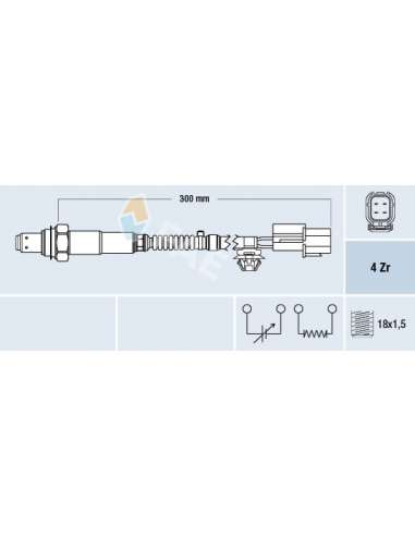 Sonda Lambda Fae 77659 - FAE Sonda Lambda