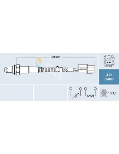 Sonda Lambda Fae 77674 - FAE Sonda Lambda