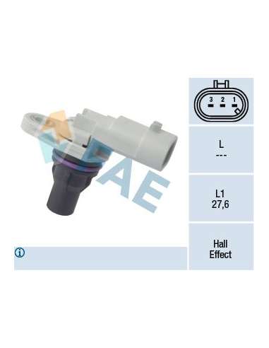 Sensor, posición arbol de levas Fae 79171 - FAE CAPTADORES