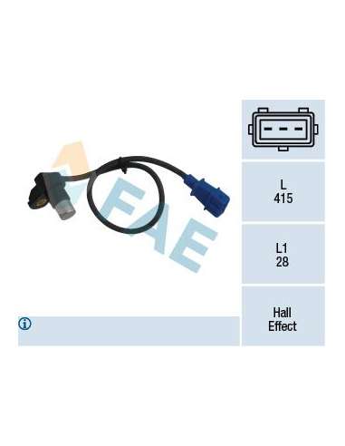 Sensor, posición arbol de levas Fae 79227 - FAE CAPTADORES