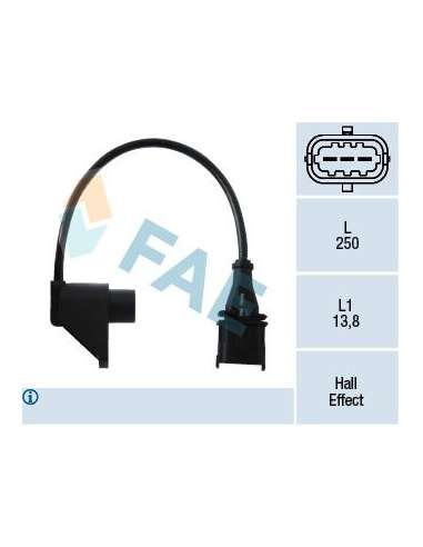 Sensor, posición arbol de levas Fae 79232 - FAE CAPTADORES