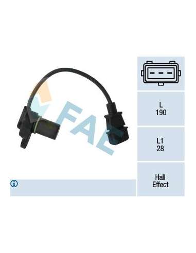 Sensor, posición arbol de levas Fae 79236 - FAE CAPTADORES