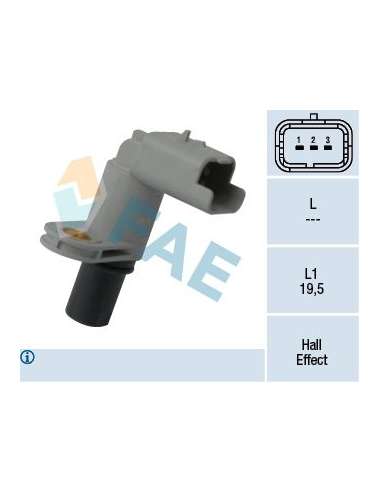 Sensor, posición arbol de levas Fae 79307 - FAE CAPTADORES