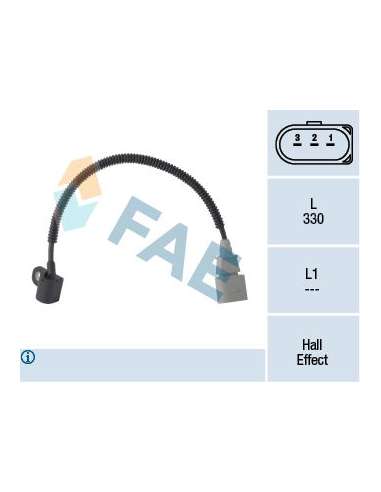 Sensor, posición arbol de levas Fae 79341 - FAE CAPTADORES