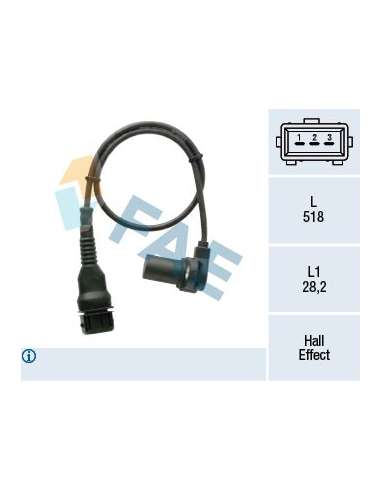 Sensor, posición arbol de levas Fae 79454 - FAE CAPTADORES