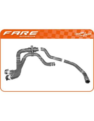 Manguito, intercambiador calor - calefacción Fare 11270 - MGTO DOBLE CALEFACTOR STILO 1.9JTD-