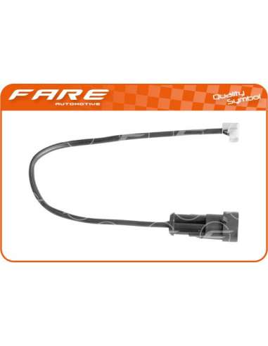 Contacto de aviso, desgaste de los frenos Del. Fare 11476 - SENSOR DE FRENO IVECO DAILY DELANTE Xevo