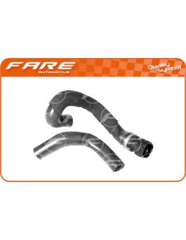 Manguito, intercambiador calor - calefacción Fare 11716 - JGO MGTO CALEF CLIO/KANGOO 1,5 DCI