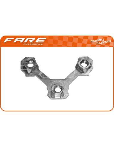 Chapa de protección, rótula de suspensión/carga Del. Fare 12890 - REFUERZO ROTULA SUSPENSION VAG