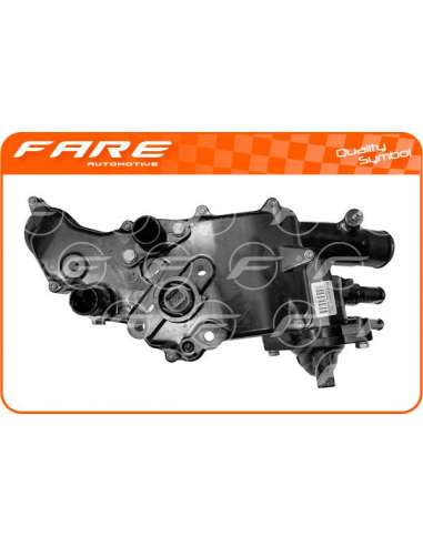Brida de refrigerante Fare 13482 - -TAPA TERMOSTATO 206 406 HDI