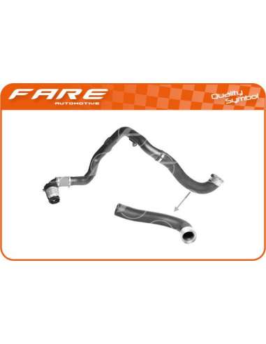 Tubo flexible de aire de sobrealimentación Fare 14960 - MGTO. TURBO MASTER III 2.3DCI (M9T)