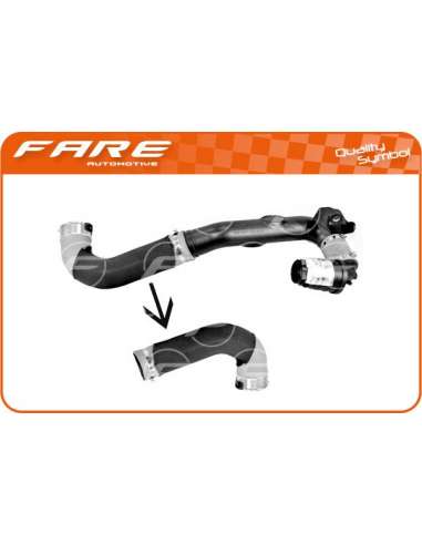 Tubo flexible de aire de sobrealimentación Fare 14963 - MGTO. TURBO MASTER III 2.3DCI (M9T)