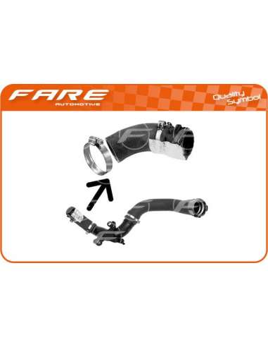 Tubo flexible de aire de sobrealimentación Fare 14972 - MGTO. TURBO CLIO IV 1.2 TCE (COR.)