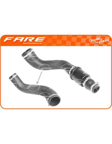 Tubo flexible de aire de sobrealimentación Der. Inf. Fare 15105 - -MGTO. TURBO LAR.TRANSIT 2.2 15--
