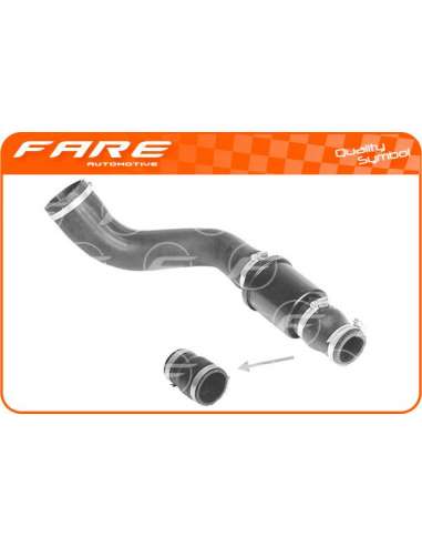 Tubo flexible de aire de sobrealimentación Der. Sup. Fare 15106 - -MGTO. TURBO COR. TRANSIT 2.2 15--