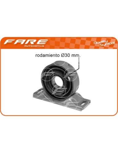 Suspensión, árbol de transmisión Fare 4066 - SOPORTE TRANS. BMW SERIE 3 GASOLINA
