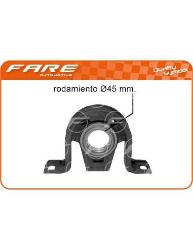 Suspensión, árbol de transmisión Fare 4356 - SOP.ARBOL TRANSM.MERCEDES SPRINTER
