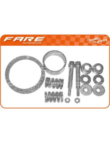 Juego de juntas, colector de escape Fare 4660 - KIT MONTAJE COLECTOR ESCAPE PEUGEOT