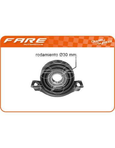 Suspensión, árbol de transmisión Fare 4795 - SOP.ARBOL TRANS.CON ROD.30MM MERCED