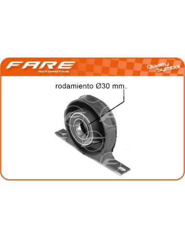 Suspensión, árbol de transmisión Fare 4824 - SOPORTE TRANSMISION C/ROD. BMW