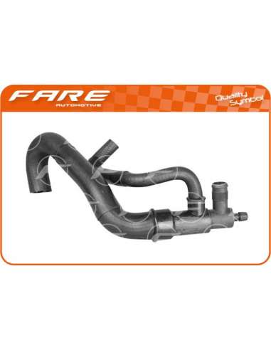 Manguito, intercambiador calor - calefacción Der. Fare 8343 - MGTO. DERECHO CALEF. GASOLINA 2ÂºTRA