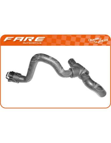 Manguito, intercambiador calor - calefacción Fare 9390 - -MGTO.RETORNO CALEF OPEL 1.7 DT