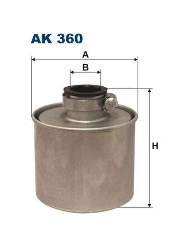 Filtro de aire - compresor aire de admisión Filtron AK 360 - FILTRO DE AIRE FILTRON