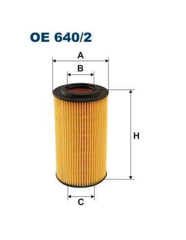Filtro de aceite Filtron OE 640/2 - FILTRO DE ACEITE FILTRON
