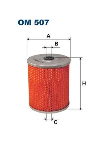 Filtro de aceite Filtron OM 507 - FILTRO DE ACEITE FILTRON